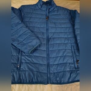 Swiss Tech Men's Sky Blue Puffer Jacket